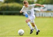 12 August 2017; Sam Reilly of Belvedere FC, Co Dublin, in action against Ratoath Harps, Co Meath, during the Volkswagen Masters event - Day 1 at AUL Complex in Dublin. Photo by Piaras Ó Mídheach/Sportsfile