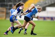 12 August 2017; Nicole Owens of Dublin in action against Katie Murray and Mairead Wall of Waterford during the TG4 Ladies Football All-Ireland Senior Championship Quarter-Final match between Dublin and Waterford at Nowlan Park in Kilkenny. Photo by Matt Browne/Sportsfile