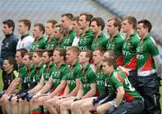 29 April 2012; The Mayo team during the traditional team photograph. Allianz Football League, Division 1 Final, Cork v Mayo, Croke Park, Dublin. Picture credit: Ray McManus / SPORTSFILE