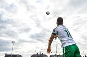 12 August 2017; Steven Beattie of Cork City takes a throw in during the Irish Daily Mail FAI Cup first round match between Bray Wanderers and Cork City at the Carlisle Grounds in Bray, Co. Wicklow. Photo by Ramsey Cardy/Sportsfile