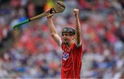 13 August 2017; Daire Connery of Cork celebrates at the final whistle of the the Electric Ireland GAA Hurling All-Ireland Minor Championship Semi-Final match between Dublin and Cork at Croke Park in Dublin. Photo by Brendan Moran/Sportsfile