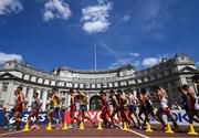 13 August 2017; Athletes pass Admiralty Arch in the Men's 20km Race Walk final during day ten of the 16th IAAF World Athletics Championships at The Mall in London, England. Photo by Stephen McCarthy/Sportsfile