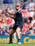 13 August 2017; Conor O'Donoghue of Dublin takes a penalty during the Electric Ireland GAA Hurling All-Ireland Minor Championship Semi-Final match between Dublin and Cork at Croke Park in Dublin. Photo by Brendan Moran/Sportsfile