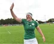 13 August 2017; Paula Fitzpatrick of Ireland celebrates after the 2017 Women's Rugby World Cup Pool C match between Ireland and Japan at the UCD Bowl in Belfield, Dublin. Photo by Matt Browne/Sportsfile