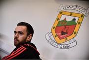 14 August 2017; Kevin McLoughlin of Mayo in attendance during a Mayo Football Press Conference at Elvery's MacHale Park, Castlebar in Mayo. Photo by David Maher/Sportsfile