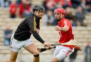 6 May 2012; David Herity, Kilkenny, in action against Luke O'Farrell, Cork. Allianz Hurling League Division 1 Final, Kilkenny v Cork, Semple Stadium, Thurles, Co. Tipperary. Picture credit: Stephen McCarthy / SPORTSFILE