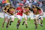 6 May 2012; Luke O'Farrell, Cork, in action against, from left, TJ Reid, Jackie Tyrrell, 4, Richie Doyle, 7, and Brian Hogan, 6, Kilkenny. Allianz Hurling League Division 1 Final, Kilkenny v Cork, Semple Stadium, Thurles, Co. Tipperary. Picture credit: Matt Browne / SPORTSFILE