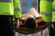 6 May 2012; Michael Fennelly, Kilkenny, is taken from the pitch after picking up an injury during the second half. Allianz Hurling League Division 1 Final, Kilkenny v Cork, Semple Stadium, Thurles, Co. Tipperary. Picture credit: Matt Browne / SPORTSFILE