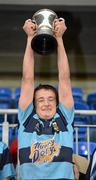 7 May 2012; The Navan RFC captain Conor Farrell lifts the cup. Under-15 McAuley Cup Final, Navan RFC v Enniscorthy RFC, Donnybrook Stadium, Donnybrook, Co. Dublin. Picture credit: Ray McManus / SPORTSFILE