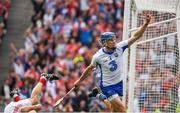 13 August 2017; Austin Gleeson of Waterford celebrates scoring a goal in the 60th minute during the GAA Hurling All-Ireland Senior Championship Semi-Final match between Cork and Waterford at Croke Park in Dublin.  Photo by Ray McManus/Sportsfile