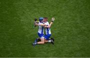 13 August 2017; Austin Gleeson, left, and Maurice Shanahan of Waterford celebrate after the GAA Hurling All-Ireland Senior Championship Semi-Final match between Cork and Waterford at Croke Park in Dublin. Photo by Daire Brennan/Sportsfile