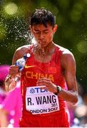13 August 2017; Rui Wang of China competes in the Men's 20km Race Walk final during day ten of the 16th IAAF World Athletics Championships at The Mall in London, England. Photo by Stephen McCarthy/Sportsfile