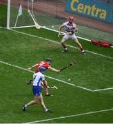 13 August 2017; Michael Walsh of Waterford scores his side's first goal during the GAA Hurling All-Ireland Senior Championship Semi-Final match between Cork and Waterford at Croke Park in Dublin. Photo by Daire Brennan/Sportsfile