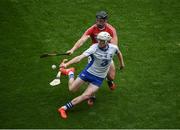 13 August 2017; Shane Bennett of Waterford in action against Colm Spillane of Cork during the GAA Hurling All-Ireland Senior Championship Semi-Final match between Cork and Waterford at Croke Park in Dublin. Photo by Daire Brennan/Sportsfile