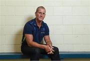14 August 2017; Ahead of the Bank of Ireland Pre Season Friendly on Friday against Gloucester Rugby in St. Mary’s College RFC, kick off at 7.30pm, the Leinster Rugby coaching team were in St. Mary’s College RFC for a media event ahead of the game and ahead of the new Guinness PRO14 and Champions Cup season. Pictured is senior coach Stuart Lancaster. Photo by Ramsey Cardy/Sportsfile
