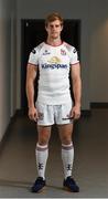 14 August 2017; Andrew Trimble of Ulster during the Ulster Rugby kit launch at Kingspan Stadium in Belfast. Photo by Oliver McVeigh/Sportsfile