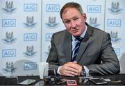 15 August 2017; Dublin manager Jim Gavin speaking during a press conference at the Gibson Hotel in Dublin. Photo by Sam Barnes/Sportsfile