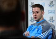 15 August 2017; Philly McMahon of Dublin speaking during press conference at the Gibson Hotel in Dublin. Photo by Sam Barnes/Sportsfile