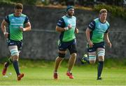 15 August 2017; Connacht players including John Muldoon, centre, during squad training at the Sportsground in Galway. Photo by Eóin Noonan/Sportsfile