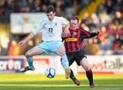 11 May 2012; Gavin Brennan, Drogheda United, in action against Derek Pender, Bohemians. Airtricity League Premier Division, Bohemians v Drogheda United, Dalymount Park, Dublin. Photo by Sportsfile