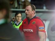 11 May 2012; A dejected Mick O'Driscoll, Munster, leaves the field after the game. Celtic League Play-Off, Ospreys v Munster, Liberty Stadium, Swansea, Wales. Picture credit: Steve Pope / SPORTSFILE