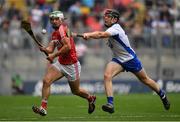 13 August 2017; Shane Kingston of Cork in action against Kevin Moran of Waterford during the GAA Hurling All-Ireland Senior Championship Semi-Final match between Cork and Waterford at Croke Park in Dublin. Photo by Brendan Moran/Sportsfile
