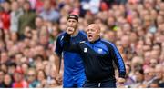13 August 2017; Waterford manager Derek McGrath, front, and selector Dan Shanahan during the GAA Hurling All-Ireland Senior Championship Semi-Final match between Cork and Waterford at Croke Park in Dublin. Photo by Piaras Ó Mídheach/Sportsfile