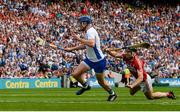 13 August 2017; Austin Gleeson of Waterford gets past Mark Ellis of Cork on his way to scoring his side's third goal during the GAA Hurling All-Ireland Senior Championship Semi-Final match between Cork and Waterford at Croke Park in Dublin. Photo by Piaras Ó Mídheach/Sportsfile