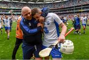 13 August 2017; Waterford manager Dererk McGrath celebrates with Shane Bennett after the GAA Hurling All-Ireland Senior Championship Semi-Final match between Cork and Waterford at Croke Park in Dublin. Photo by Piaras Ó Mídheach/Sportsfile