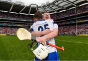 13 August 2017; Shane Bennett, behind, and Mikey Kearney of Waterford celebrate after the GAA Hurling All-Ireland Senior Championship Semi-Final match between Cork and Waterford at Croke Park in Dublin. Photo by Piaras Ó Mídheach/Sportsfile