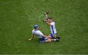 13 August 2017; Austin Gleeson, left, and Maurice Shanahan of Waterford celebrate after the GAA Hurling All-Ireland Senior Championship Semi-Final match between Cork and Waterford at Croke Park in Dublin. Photo by Daire Brennan/Sportsfile