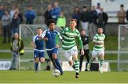 15 August 2017; Gary Shaw of Shamrock Rovers in action against Bastien Hery of Limerick FC during the SSE Airtricity League Premier Division match between Limerick FC and Shamrock Rovers at Market's Field in Limerick. Photo by Diarmuid Greene/Sportsfile