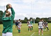 16 August 2017; Cliodhna Moloney of Ireland during the Ireland Women's Rugby Captains Run at UCD in Dublin. Photo by David Maher/Sportsfile