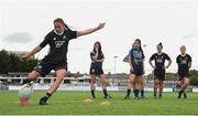 16 August 2017; Selica Winiata of the New Zealand Black Ferns competes in a skills challenge as AIG were in Old Wesley Rugby Football Club in Donnybrook today to facilitate a meet and greet with representatives from the New Zealand Black Ferns, Dublin Ladies Football team and Dublin Camogie team. The girls participated in a cross skills challenge involving gaelic football, camogie, and rugby. AIG are Official Insurance Partner of the New Zealand Black Ferns, and local sponsors to the Dublin Ladies Football team and Dublin Camogie team. Photo by Cody Glenn/Sportsfile