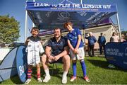 17 August 2017; Leinster's Jack McGrath signs autographs for attendees during the Bank of Ireland Leinster Rugby Summer Camp at Clontarf RFC in Castle Avenue, Clontarf, Dublin. Photo by Cody Glenn/Sportsfile