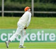 17 August 2017; Fred Klaasen of Netherlands reacts after catching out Ed Joyce of Ireland during the ICC Intercontinental Cup match between Ireland and Netherlands at Malahide in Co Dublin. Photo by Sam Barnes/Sportsfile