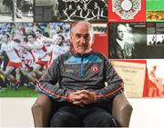 18 August 2017; Tyrone manager Mickey Harte during a Tyrone Football Press Conference at Tyrone Centre of Excellence, in Garvaghy, Co. Tyrone. Photo by Oliver McVeigh/Sportsfile