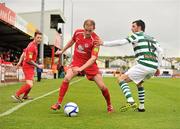 12 May 2012; Alan Keane, Sligo Rovers, in action against Killian Brennan, Shamrock Rovers. Airtricity League Premier Division, Sligo Rovers v Shamrock Rovers, The Showgrounds, Sligo. Picture credit: Barry Cregg / SPORTSFILE