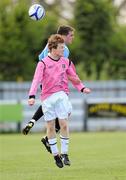 12 May 2012; Conor McCarney, Wexford Youths, in action against Stephen Doughan, Mount Merrion Youths FC. FAI Umbro Youth Cup Final, Wexford Youths v Mount Merrion Youths FC, Ferrycarrig Park, Wexford. Picture credit: Matt Browne / SPORTSFILE