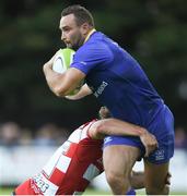 18 August 2017; Dave Kearney of Leinster is tackled by Henry Purdy of Gloucester during the Bank of Ireland Pre-season Friendly match between Leinster and Gloucester at St Mary's RFC in Dublin. Photo by Matt Browne/Sportsfile