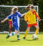 19 August 2017; A general view of the action at the Fingal Girls Festival of Football at the AUL Comlpex in Dublin. Photo by Barry Cregg/Sportsfile