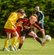 19 August 2017; A general view of the action at the Fingal Girls Festival of Football at the AUL Comlpex in Dublin. Photo by Barry Cregg/Sportsfile