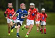 19 August 2017; Andrew Hogan, from Sinrone-Coolderry, Co Offaly, in action against Barry Griffin, from Monaleen, Co Limerick, during the U11 Hurling competition during day 1 of the Aldi Community Games August Festival 2017 at the National Sports Campus in Dublin. Photo by Cody Glenn/Sportsfile