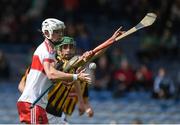 19 August 2017; Thomas Magee of Derry in action against Tommy Walsh of Kilkenny during the Bord Gáis Energy GAA Hurling All-Ireland U21 Championship Semi-Final match between Kilkenny and Derry at Semple Stadium in Tipperary. Photo by Daire Brennan/Sportsfile