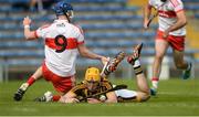 19 August 2017; Billy Ryan of Kilkenny in action against Conor Kelly of Derry during the Bord Gáis Energy GAA Hurling All-Ireland U21 Championship Semi-Final match between Kilkenny and Derry at Semple Stadium in Tipperary. Photo by Piaras Ó Mídheach/Sportsfile