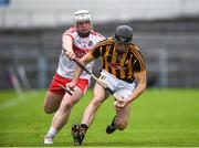 19 August 2017; Conor Delaney of Kilkenny in action against Odhrán McKeever of Derry during the Bord Gáis Energy GAA Hurling All-Ireland U21 Championship Semi-Final match between Kilkenny and Derry at Semple Stadium in Tipperary. Photo by Daire Brennan/Sportsfile