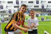 19 August 2017; Shane Walsh of Kilkenny is presented with their Man of the Match award by 8 year old Joseph Moran after the Bord Gáis Energy GAA Hurling All-Ireland U21 Championship Semi-Final match between Kilkenny and Derry at Semple Stadium in Thurles, Co. Tipperary. Photo by Ramsey Cardy/Sportsfile