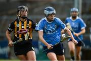 19 August 2017; Eve O'Brien of Dublin in action against Julieann Malone of Kilkenny during the All-Ireland Senior Camogie Championship Semi-Final between Dublin and Kilkenny at the Gaelic Grounds in Limerick. Photo by Diarmuid Greene/Sportsfile