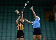 19 August 2017; Shelly Farrell of Kilkenny in action against Aine Woods of Dublin during the All-Ireland Senior Camogie Championship Semi-Final between Dublin and Kilkenny at the Gaelic Grounds in Limerick. Photo by Diarmuid Greene/Sportsfile