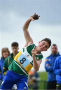 19 August 2017; Jack Crampton of Edenderry, Co Offaly, competing in the Boys U14 and O12 Shot Put event during day 1 of the Aldi Community Games August Festival 2017 at the National Sports Campus in Dublin. Photo by Sam Barnes/Sportsfile
